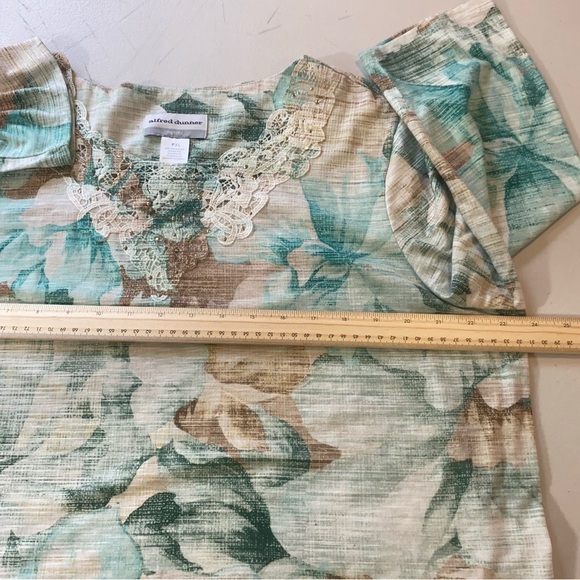 Alfred‎ Dunner Green Boxy Blouse - Picture 5 of 8